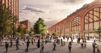 How the outside of hoped-for underground HS2 station at Manchester Piccadilly could look