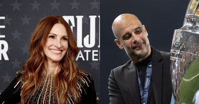 Hollywood star Julia Roberts sends message to Pep Guardiola after Man City win Champions League