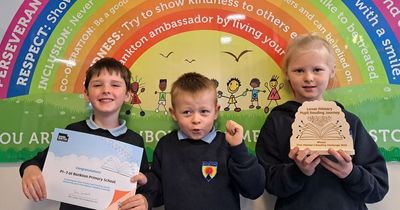 School celebrates after triumphing in national reading challenge