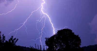 Met Office issues rare amber thunderstorm warning TODAY with unusually 'heavy rainfall'