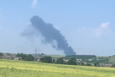 Explosions and smoke plumes in Leeds amid plastics factory fire