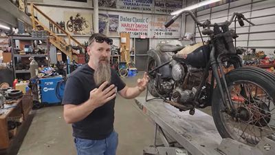 Take A Look Inside A Rare 1942 Harley TT Engine With Wheels Through Time