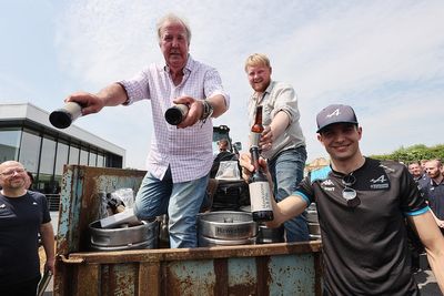 Clarkson makes good on Alpine Monaco F1 bet with factory beer delivery