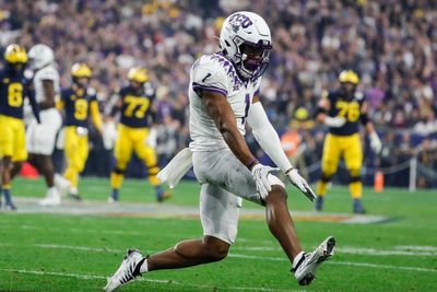 Watch: Tre’Vius Hodges-Tomlinson once laid a big hit on a 240-pound TE in college