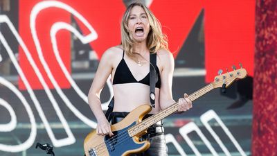 “Don’t ever say we don’t play our instruments”: Haim hit back at commenter who suggested that bassist Este Haim was ‘acting’ during a live performance