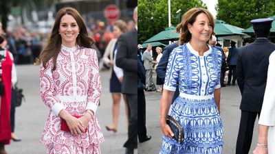 We're obsessed with the boho broderie anglaise dresses that Catherine and Carole Middleton wear on repeat