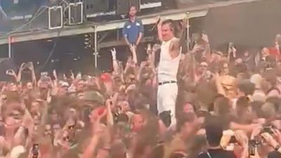 Watch: hundreds of fans started circle pitting around Parkway Drive's Winston McCall in the middle of their Download set and it looks amazing
