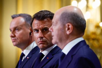 France, Germany and Poland back Ukraine's counteroffensive in a show of unity