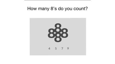 Optical Illusion: How Many '8's Can You Spot in this Image?