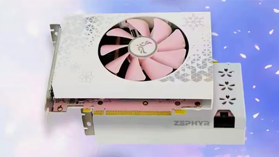 Pink GPU PCBs Arrive in 'Sakura and Snow' 3060 Ti ITX Graphics Card