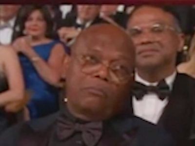 Samuel L Jackson’s ‘loser face’ at Tony Awards goes viral