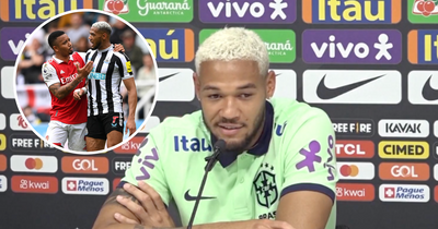 Support pours in for Joelinton as Newcastle star admits receiving racist abuse after Arsenal game