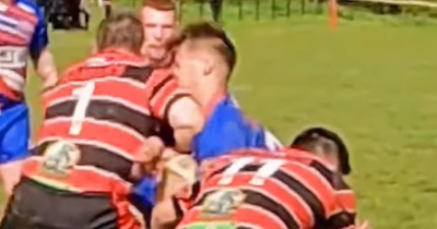 'Worst rugby tackle ever' watched by 1 million in 24 hours as match abandoned