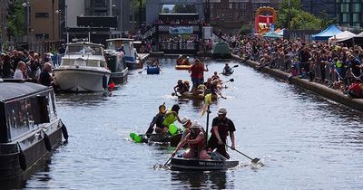 Fun-filled Edinburgh Canal Festival with raft race and live performances