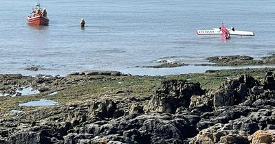 Witness describes pilot's miracle survival as plane crashes into sea