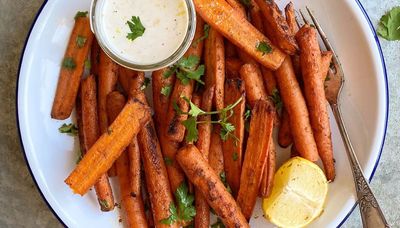 Roasted carrots get the star treatment when roasted with fiery spice blend