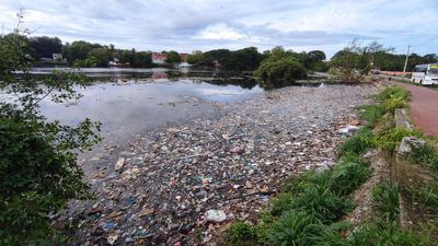 Unhindered dumping of waste chokes Ashtamudi Lake