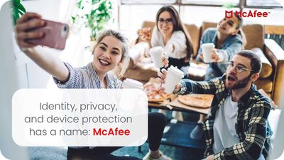 Protect your online life with the power of McAfee