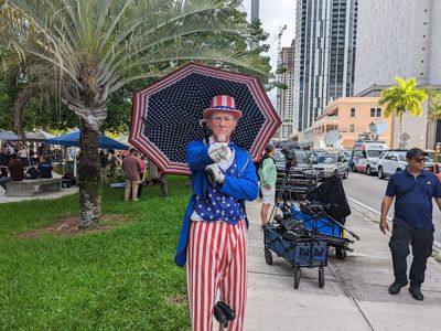 Trump’s arraignment: The scene outside the Miami courthouse
