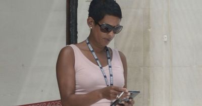 Naga Munchetty keeps cool in hotpants as she puffs on a cigarette below no smoking signs
