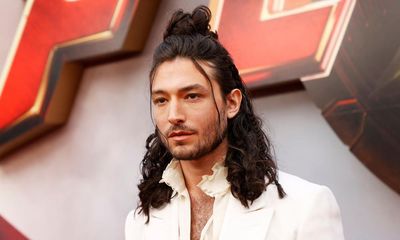 Ezra Miller makes first public appearance to promote The Flash at the film’s premiere