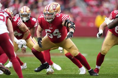 PFF dings 49ers OL for 2 offseason changes, 1 of which didn’t happen