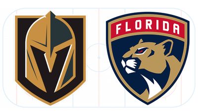 Golden Knights vs Panthers: clash of the NHL logos