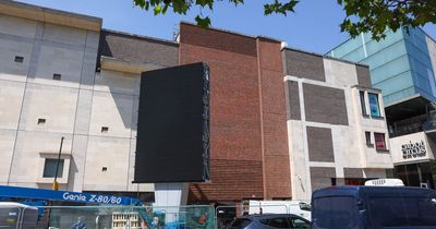 Giant ad screen appears in the middle of Cabot Circus pavement