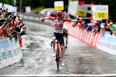 Mattias Skjelmose drops Remco Evenepoel to take Tour de Suisse lead and stage three victory