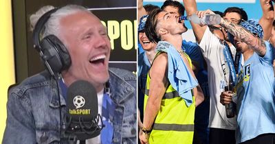 Jack Grealish sums up wild Man City celebrations in brilliant text to Jimmy Bullard