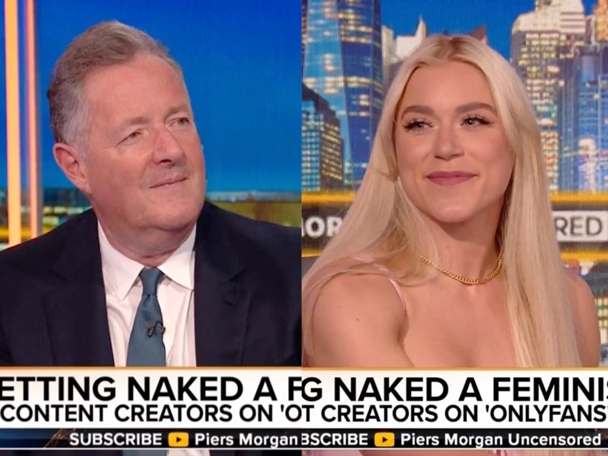 OnlyFans star Elle Brooke has the 'perfect' response to Piers Morgan's  questions about her life choices