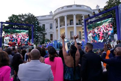 Biden celebrates Juneteenth, the newest federal holiday, at the White House