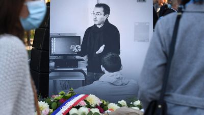 Raids in French probe on alleged misuse of murdered teacher's fund