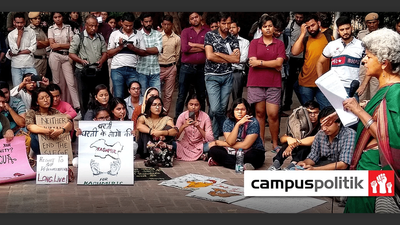 ‘Bring back Article 370’: Delhi University students protest lockdown in Kashmir