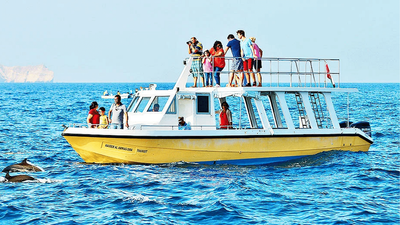 On a dhow off Oman