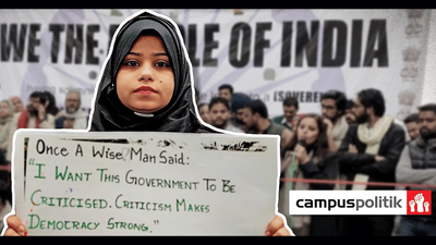 In song and slogan, Jamia Millia students and teachers keep their citizenship law protest going