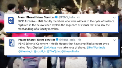 Why Prasar Bharati’s tweet-rebuttal to Alt News is lame and lazy