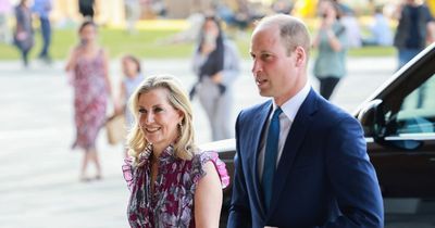 Prince William steps out with surprise royal guest as Kate stays home