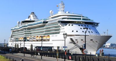 Cruise ship Jewel of the Seas arrives in Liverpool