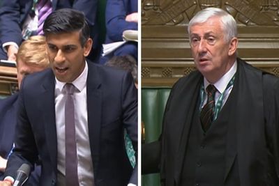 Rishi Sunak told off by Speaker for swipe at Labour's peerages choice