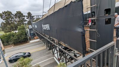 Watch: USGA constructs bridge for fans overnight at 2023 U.S. Open