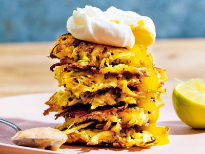 That’s brunch: Goan-inspired coconut and cabbage fritters