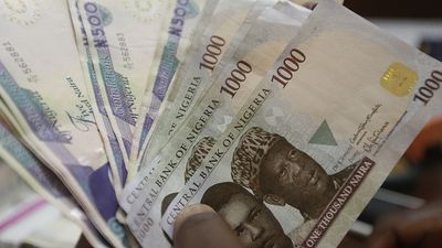 Nigeria allows currency to drop third of value on official market
