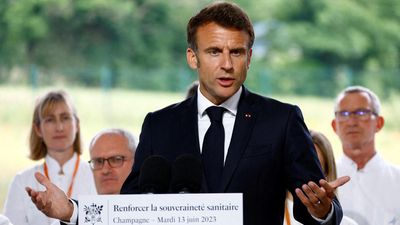 Macron promises to bring pharmaceutical production 'back home' to France