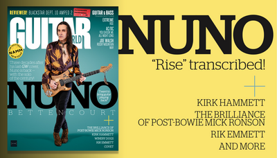 The Rise of Nuno Bettencourt, fully transcribed – only in the new Guitar World