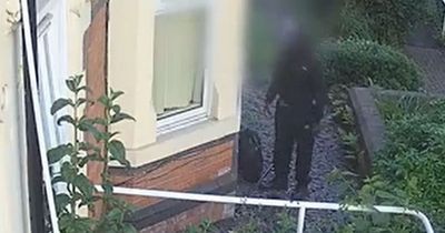 CCTV footage shows suspect outside care home before victim found dead near by