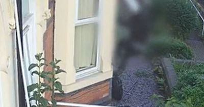 CCTV footage shows suspect outside care home before victim found dead near by