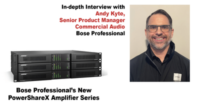 In-depth Interview on Bose Professional's New Product Announcement