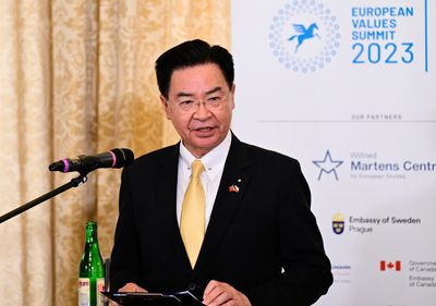 Taiwanese foreign minister asks for support from European countries to maintain peace, stability