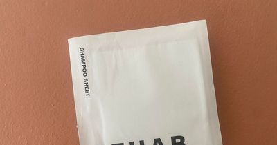 I swapped my bottle of shampoo for a 'first ever' eco-friendly 'shampoo sheet' and it's the future